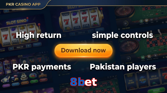 Main screen of 8Bet gamedownload page for PK players