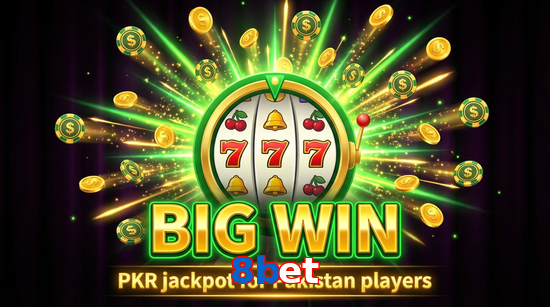 Big win animation on 8Bet slot game